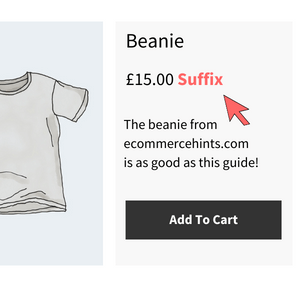 woocommerce add price