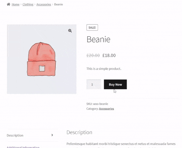 WooCommerce store redirecting to the checkout page when the add to cart button is clicked