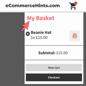 woocommerce custom content top of minicart