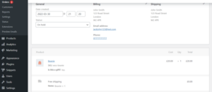 WooCommerce custom product checkbox value showing in the admin dashboard order editor