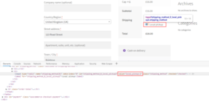 How Do I Get The Shipping Method Radio Button Value?