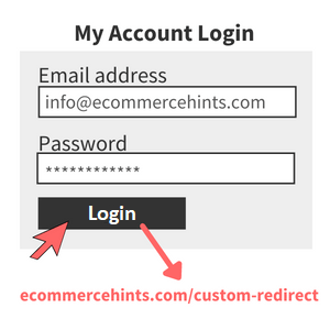 woocommerce login redirect