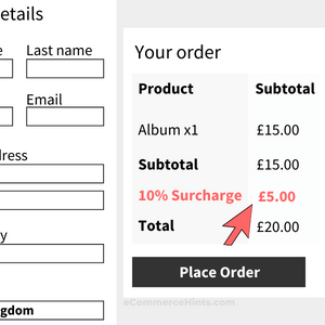 woocommerce percentage based checkout fee