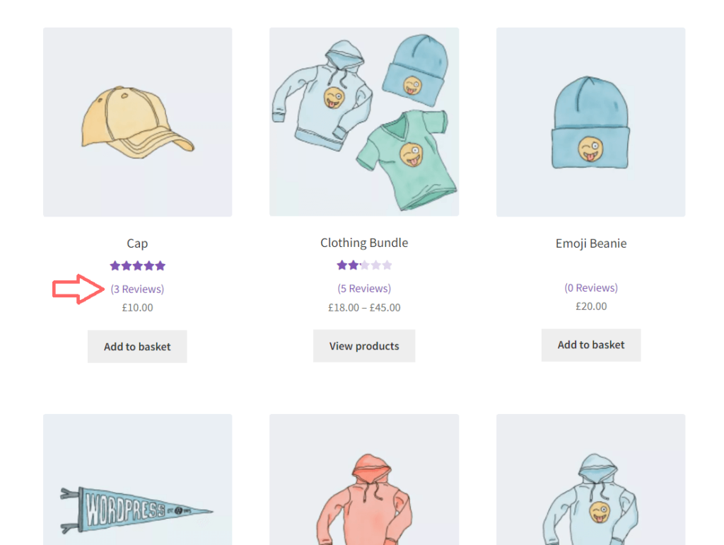 WooCommerce Show Review Rating Count On Product Archive
