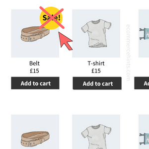 woocommerce remove sale badge