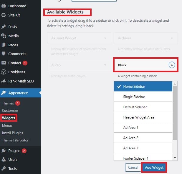 How to Showcase Trending Articles Based on Views in WordPress 4 displayposts_4_widgets