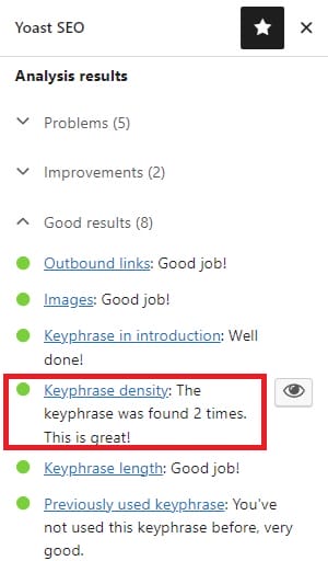 Yoast SEO plugin