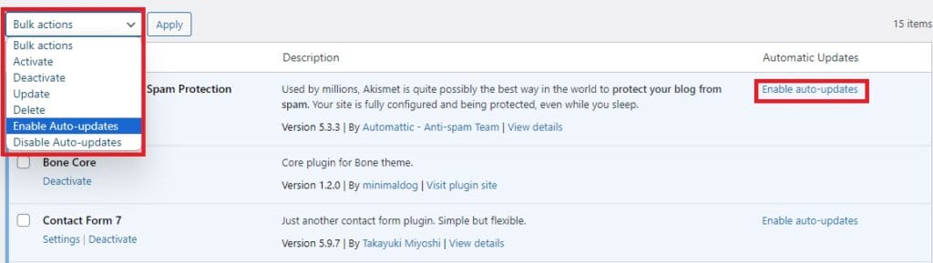 What are The Pros and Cons of Automatic WordPress Updates 6 wpupdates enable plugin updates