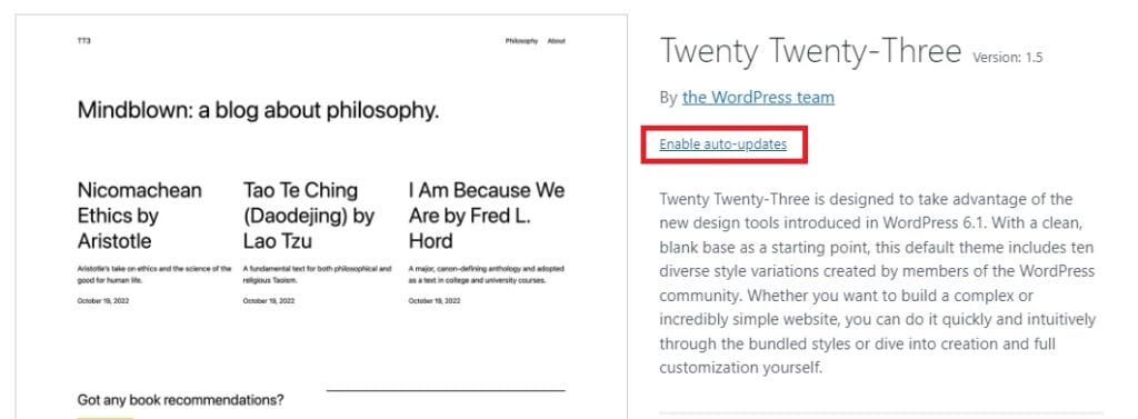 What are The Pros and Cons of Automatic WordPress Updates 7 wpupdates enable theme updates
