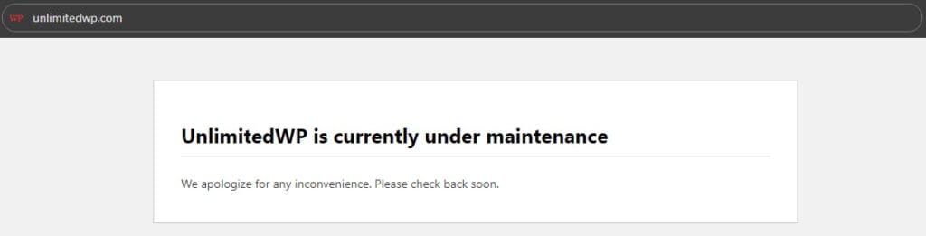 WordPress Maintenance Mode: A Comprehensive Guide to Enabling, Disabling, and Troubleshooting 4 wp-maintenance-core-new-message