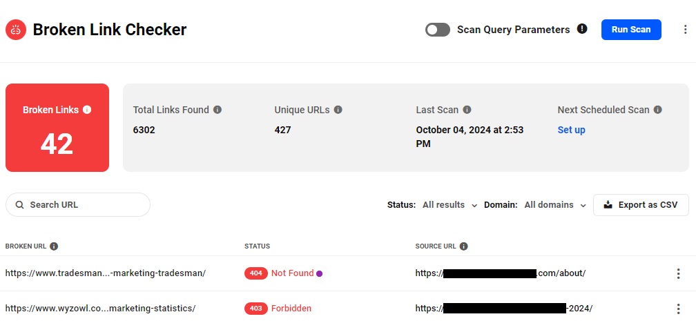How to Successfully Merge Multiple WordPress Websites 11 merge wp broken link checker