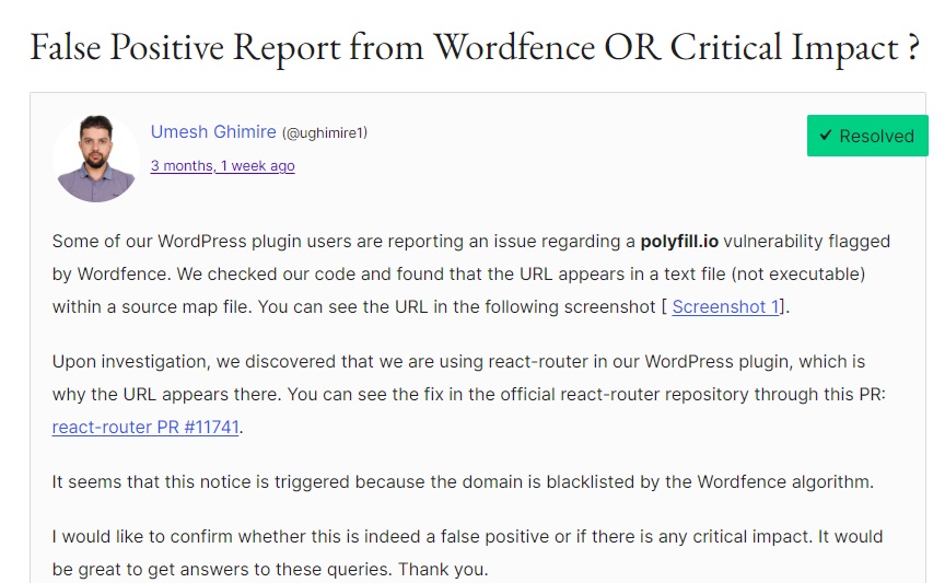 How to Scan Your WordPress Website for Vulnerabilities: Best Practices and Tools 7 wp vulnerabilities false positive