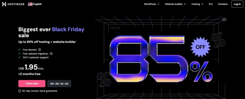 How to Prep Your WooCommerce Store for a Successful Black Friday Sale 8 black friday hostingerhostinger deal