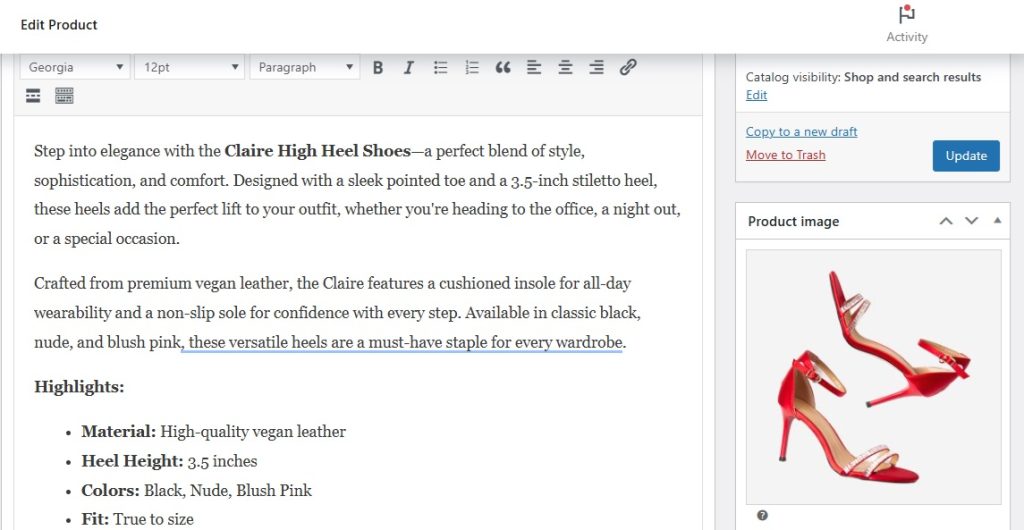 How to Prep Your WooCommerce Store for a Successful Black Friday Sale 9 black friday product description