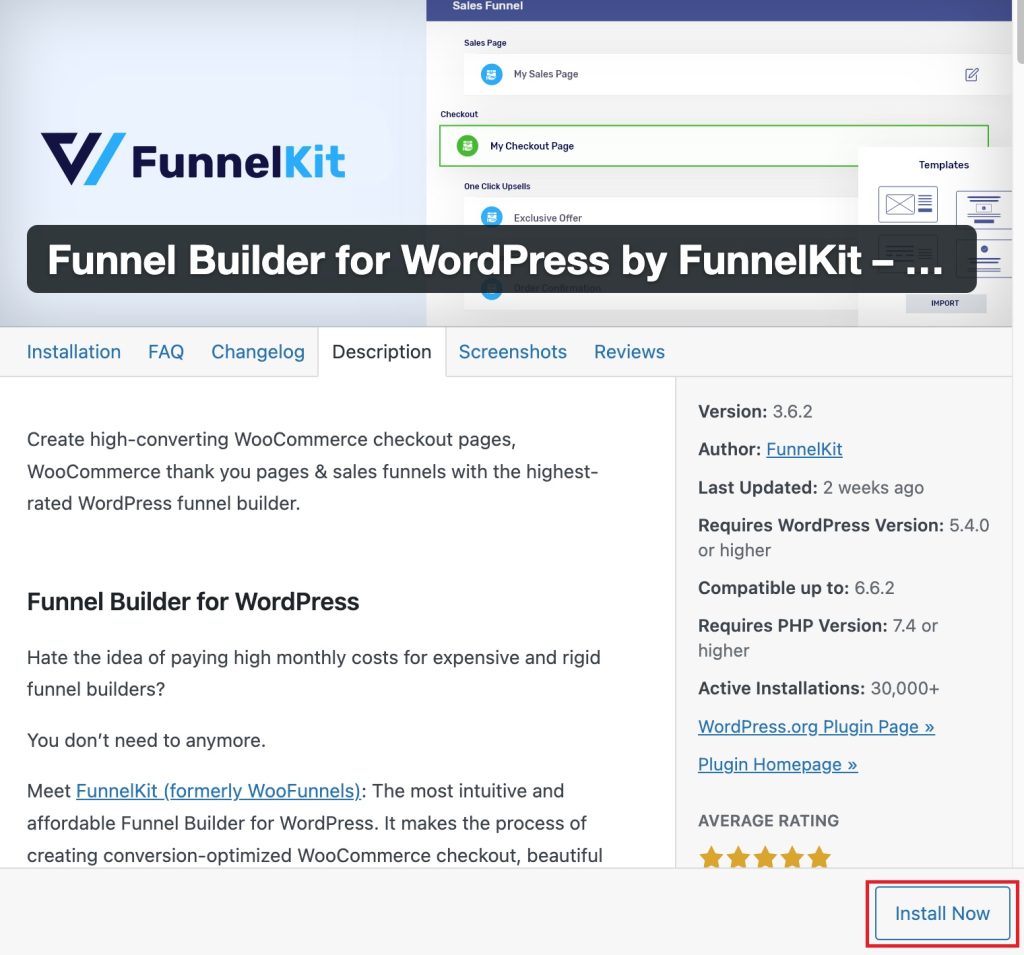 How to Set Up One-Page Checkout in Your WooCommerce Store 13 woo onepage funnelkit install