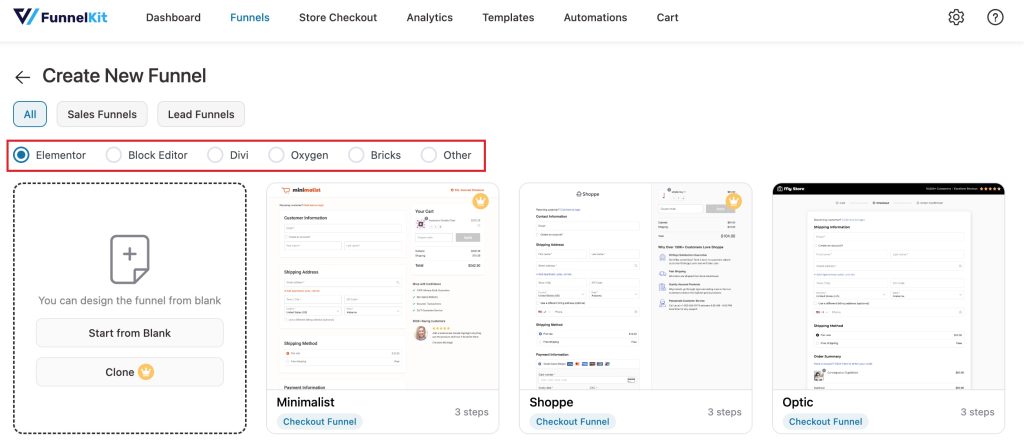 How to Set Up One-Page Checkout in Your WooCommerce Store 16 woo onepage funnelkit templates