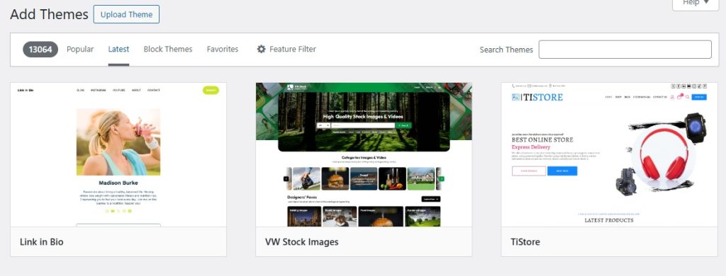 Custom WordPress Development vs. Pre-built Themes: Pros and Cons 1 wp themes directory